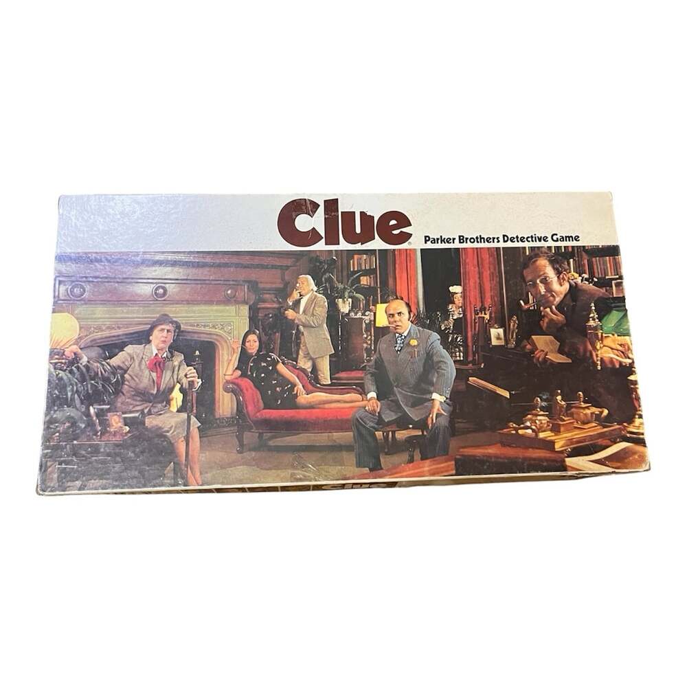 Vintage Clue 1972 Parker Brothers Classic Board Game Nice Condition #45